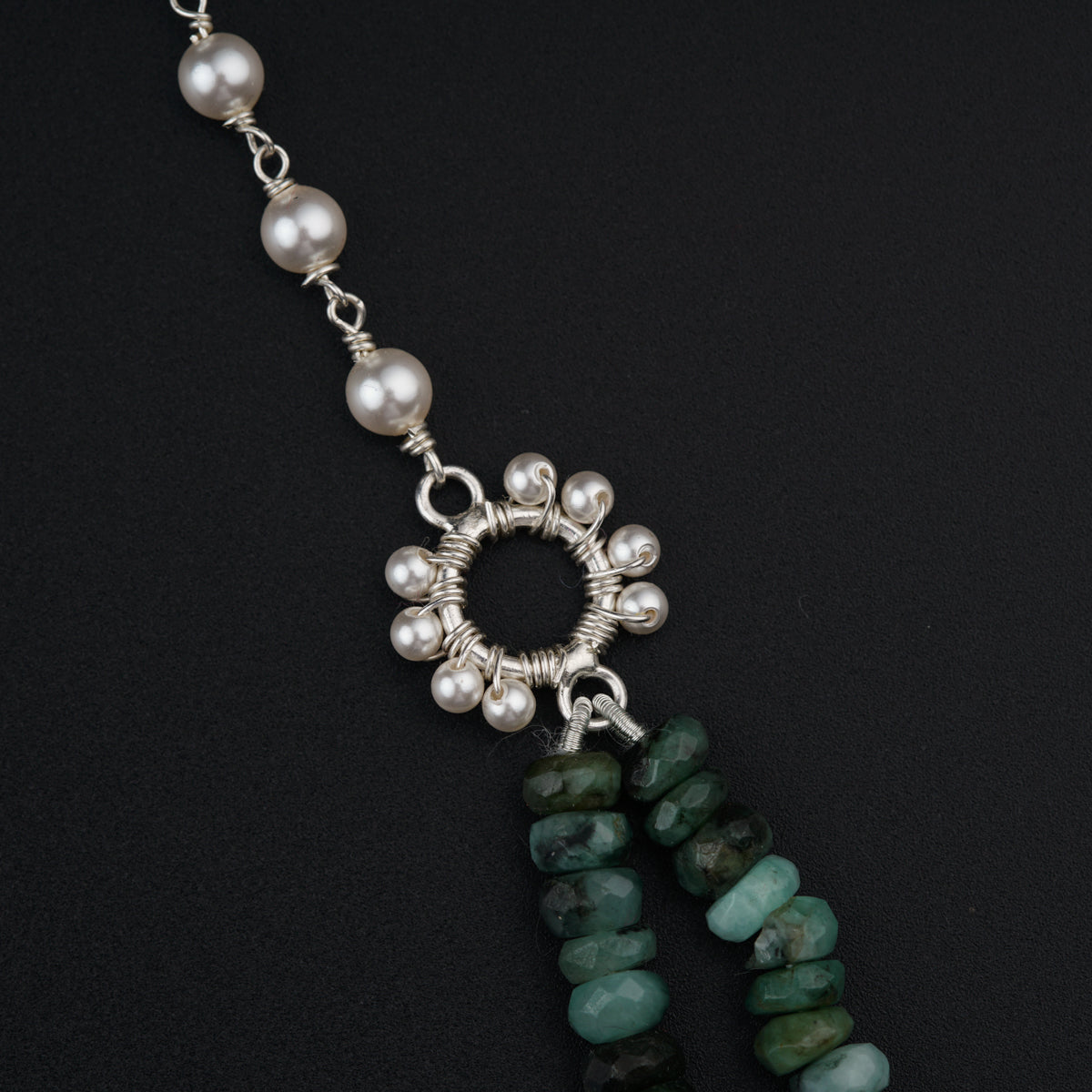 Emerald And Pearl Set