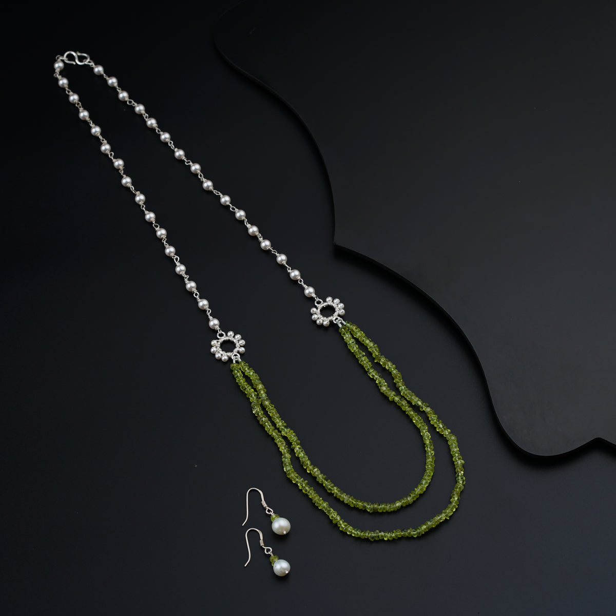 Pearl and Peridot Set