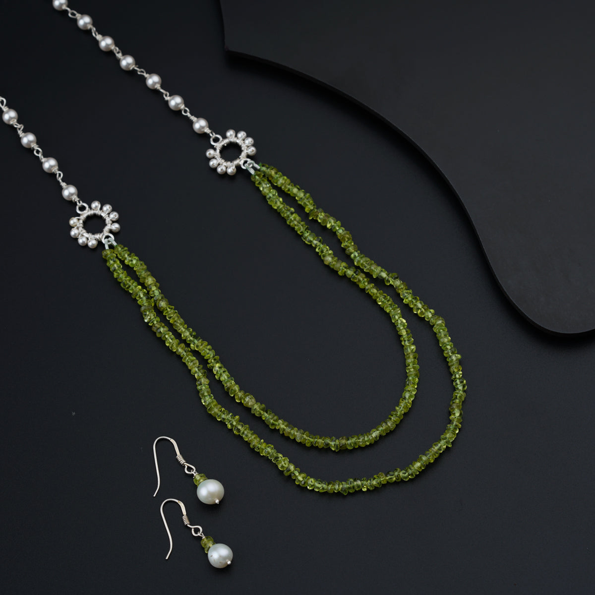 Pearl and Peridot Set