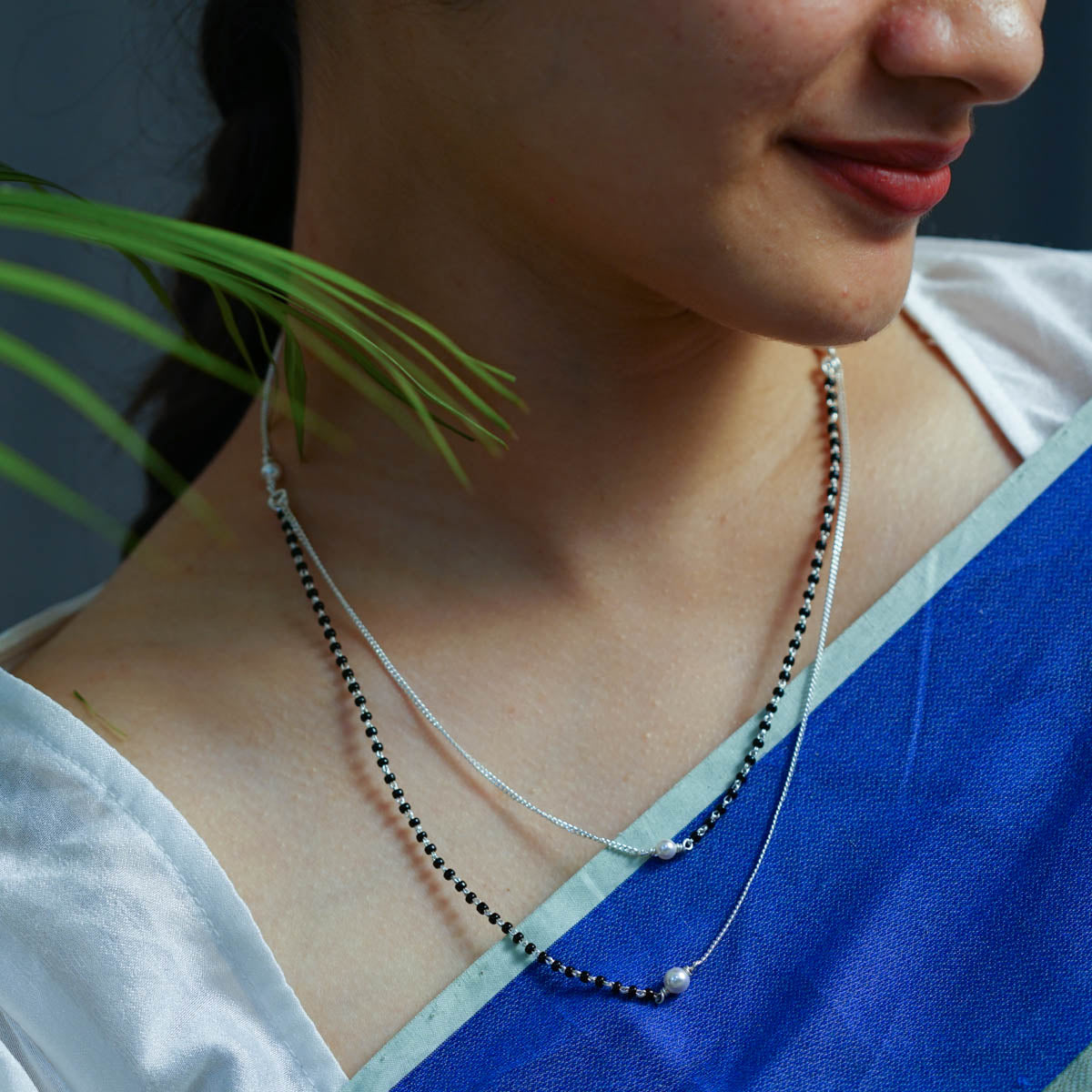 Handmade Silver 2 Layered Mangalsutra