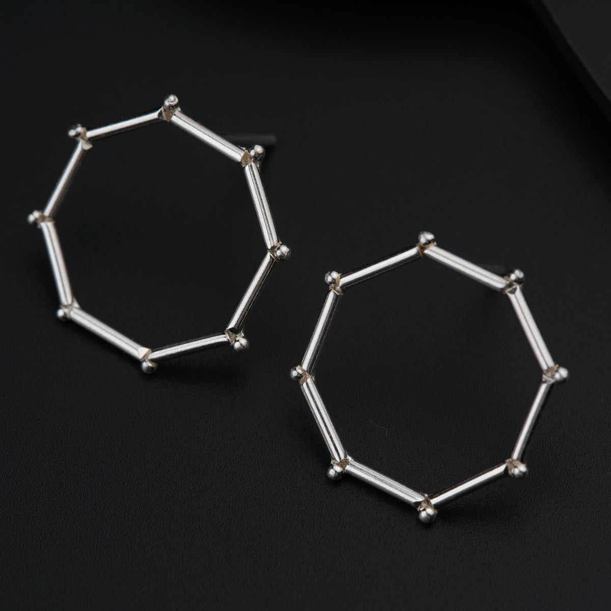 Handmade Octagon Earring (Plain)