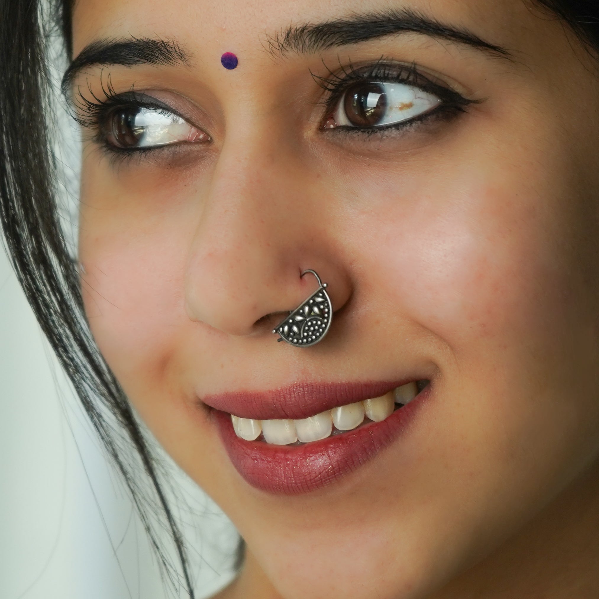 Silver Chandrakor Nath (Left, Pierced)