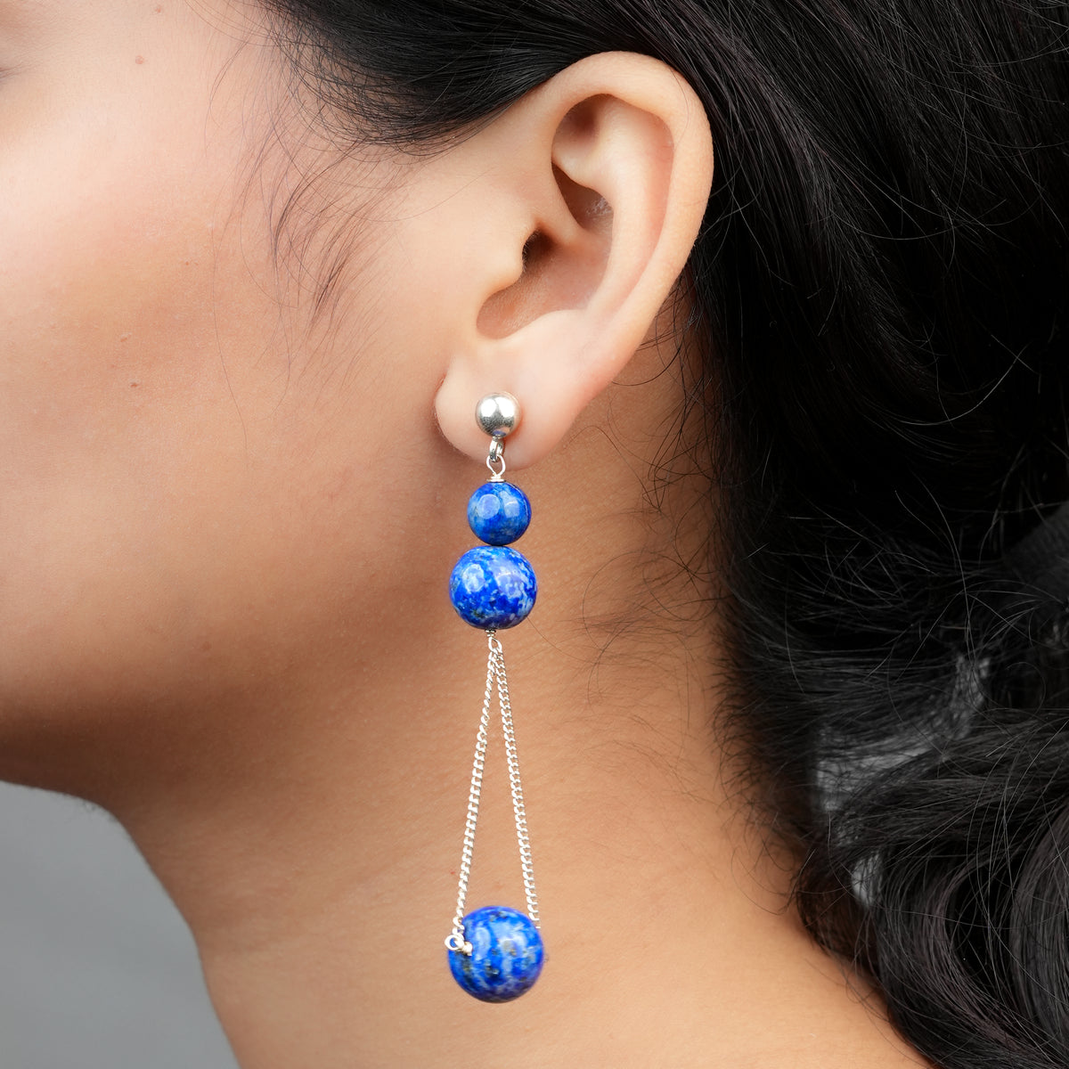 Lapis Lazuli Earrings (Project Handmade)