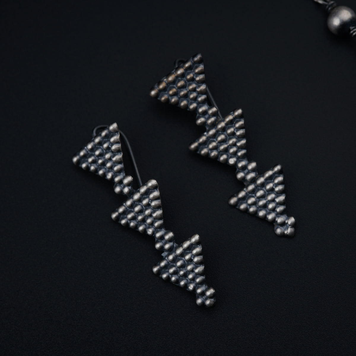 Antique Silver Triangle Set