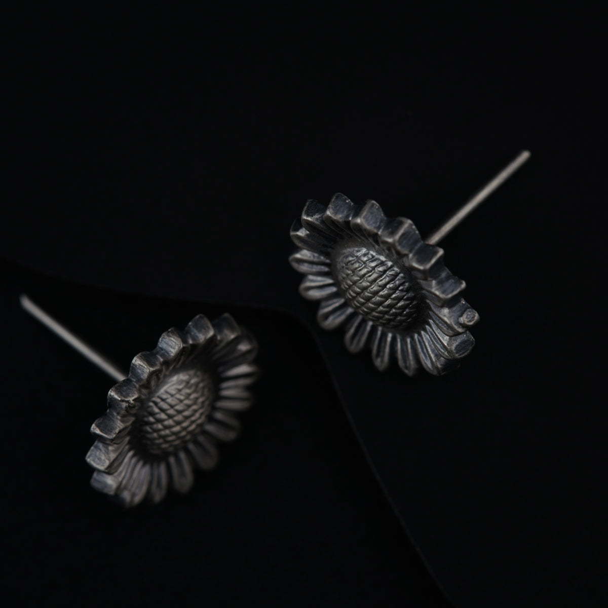 Silver Flower Earrings