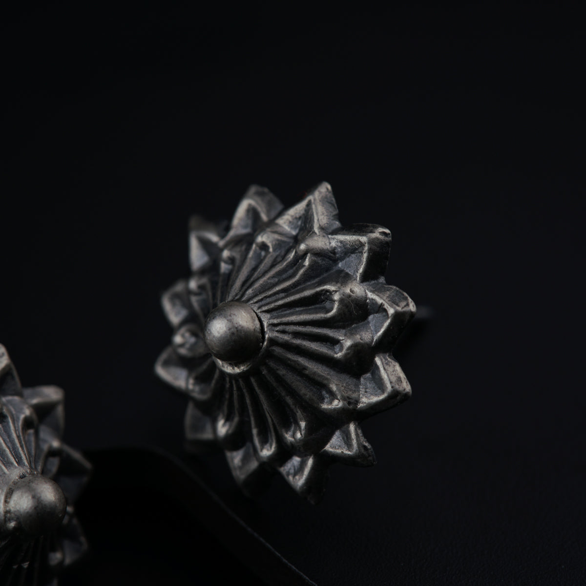 Silver Dome Earring