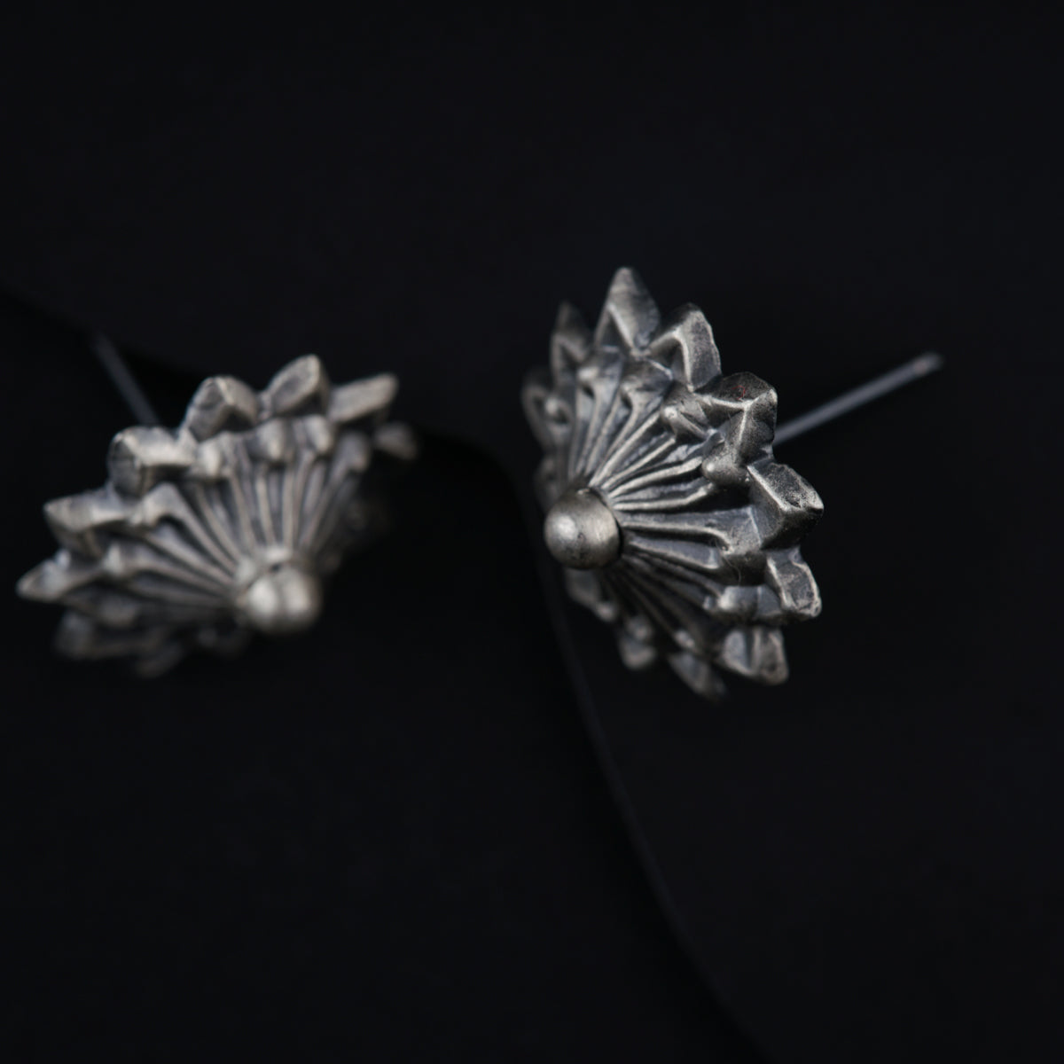 Silver Dome Earring