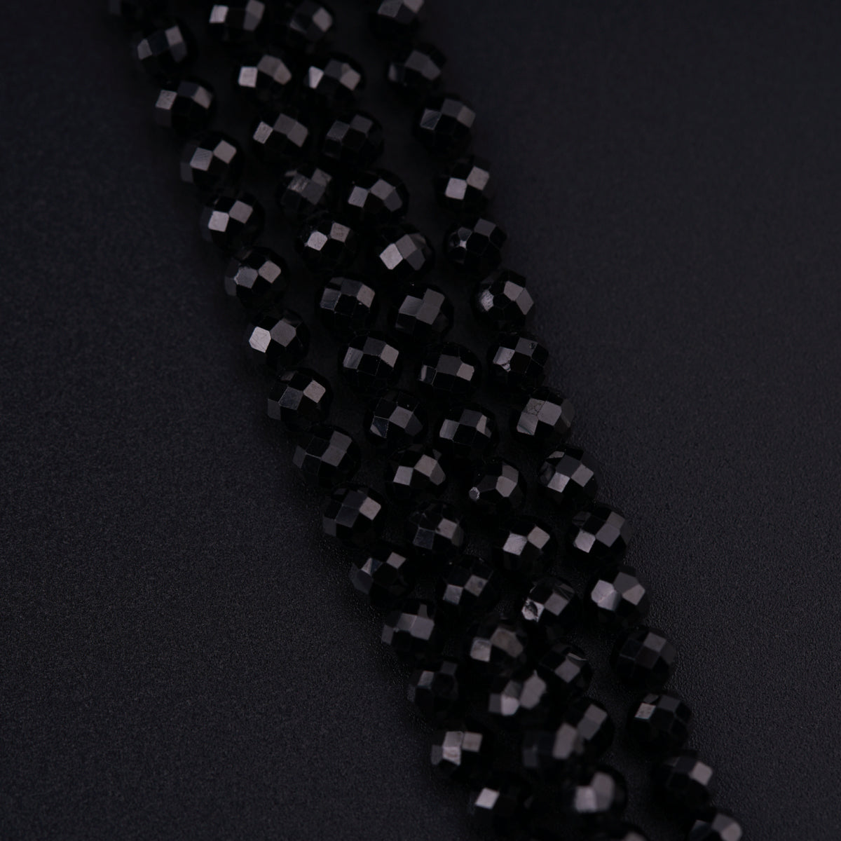 Yin Yang: Silver Necklace with Black Spinel and Pearl