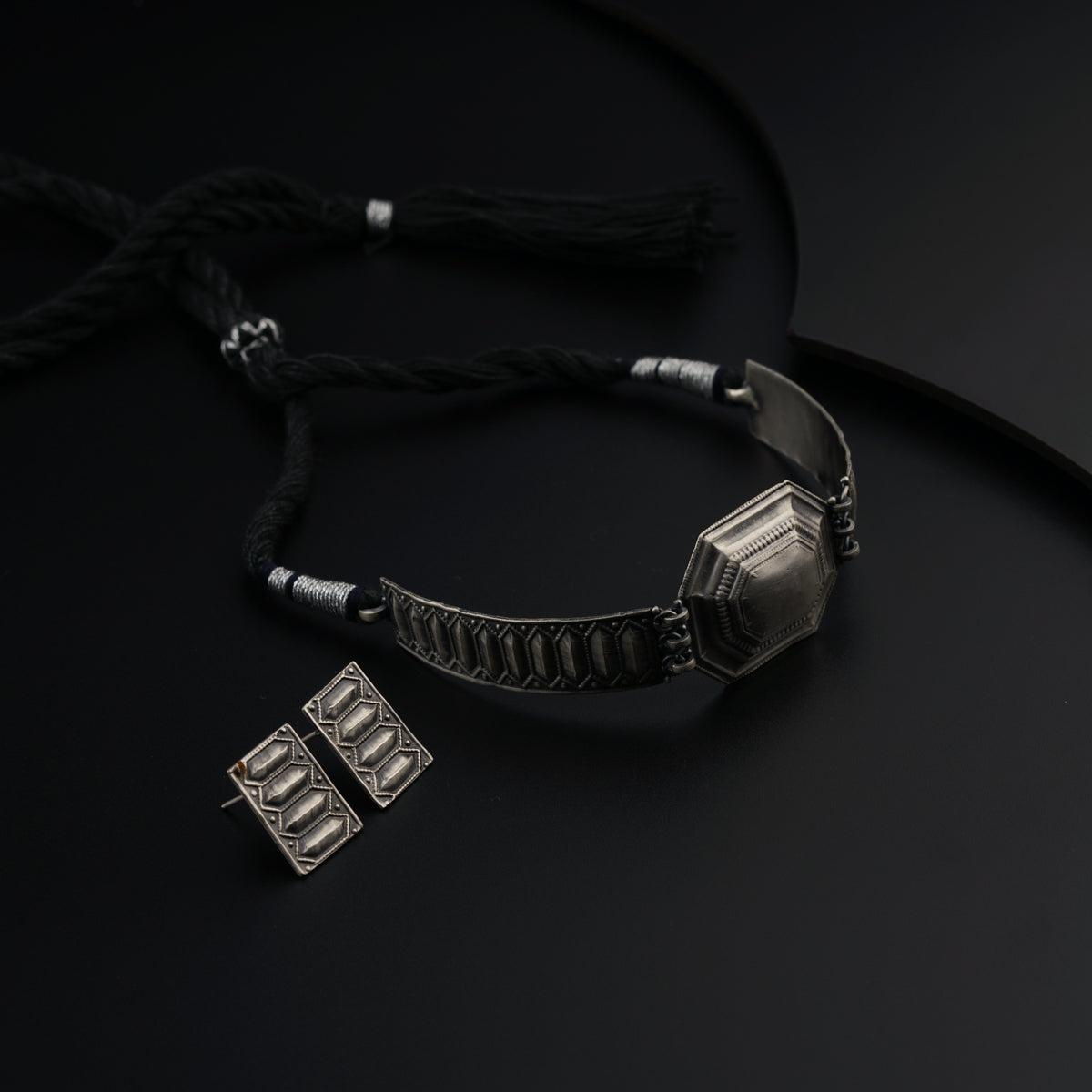 Antique Silver Choker Set