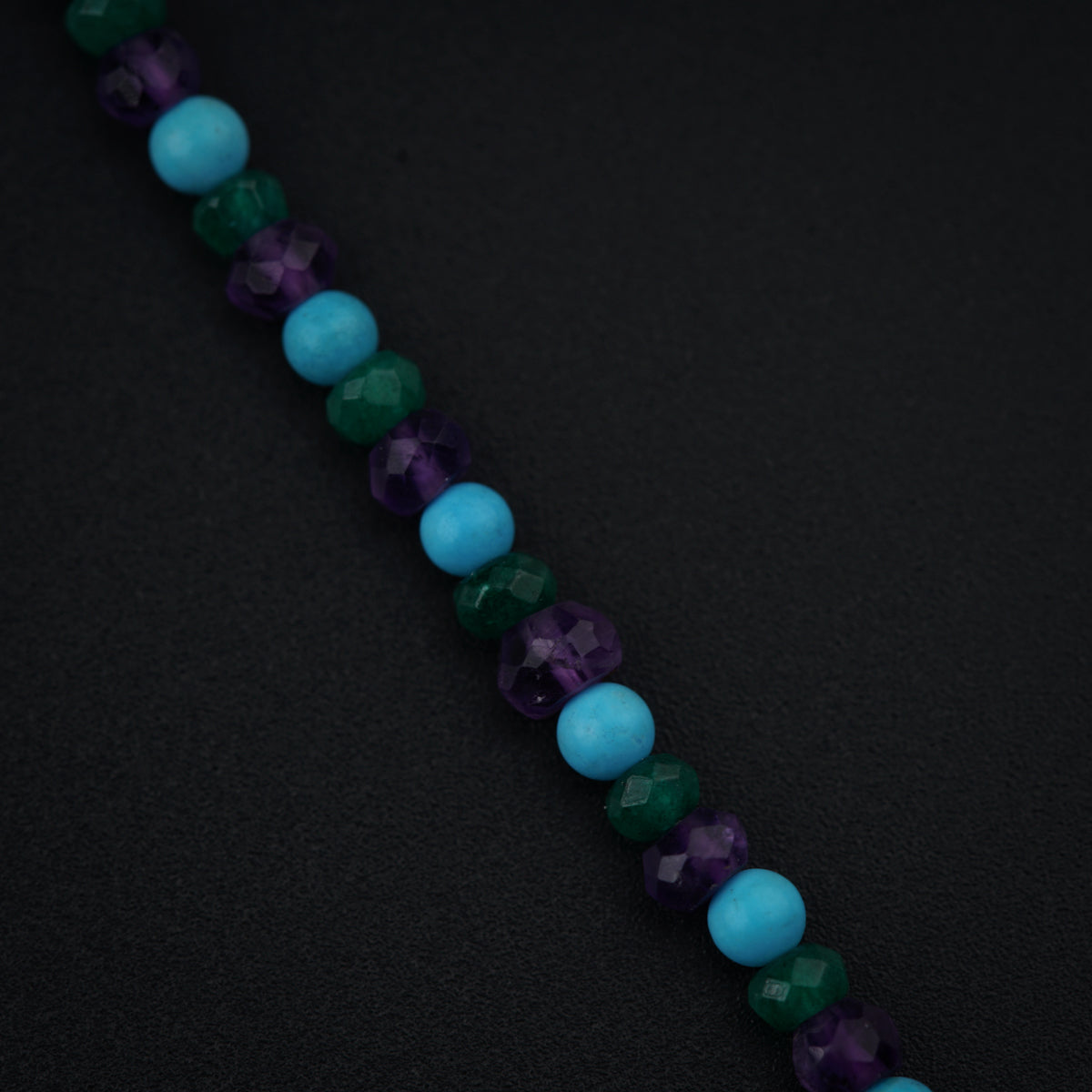 Zen Vibes Set: Amethyst, Green Jade and Turquoise Beads