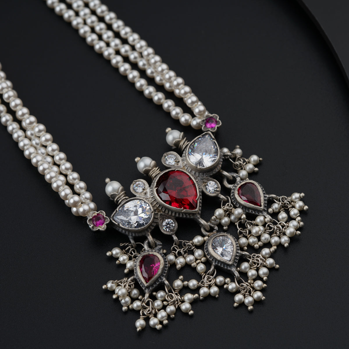 Classic Tanmani Set with high quality pearls