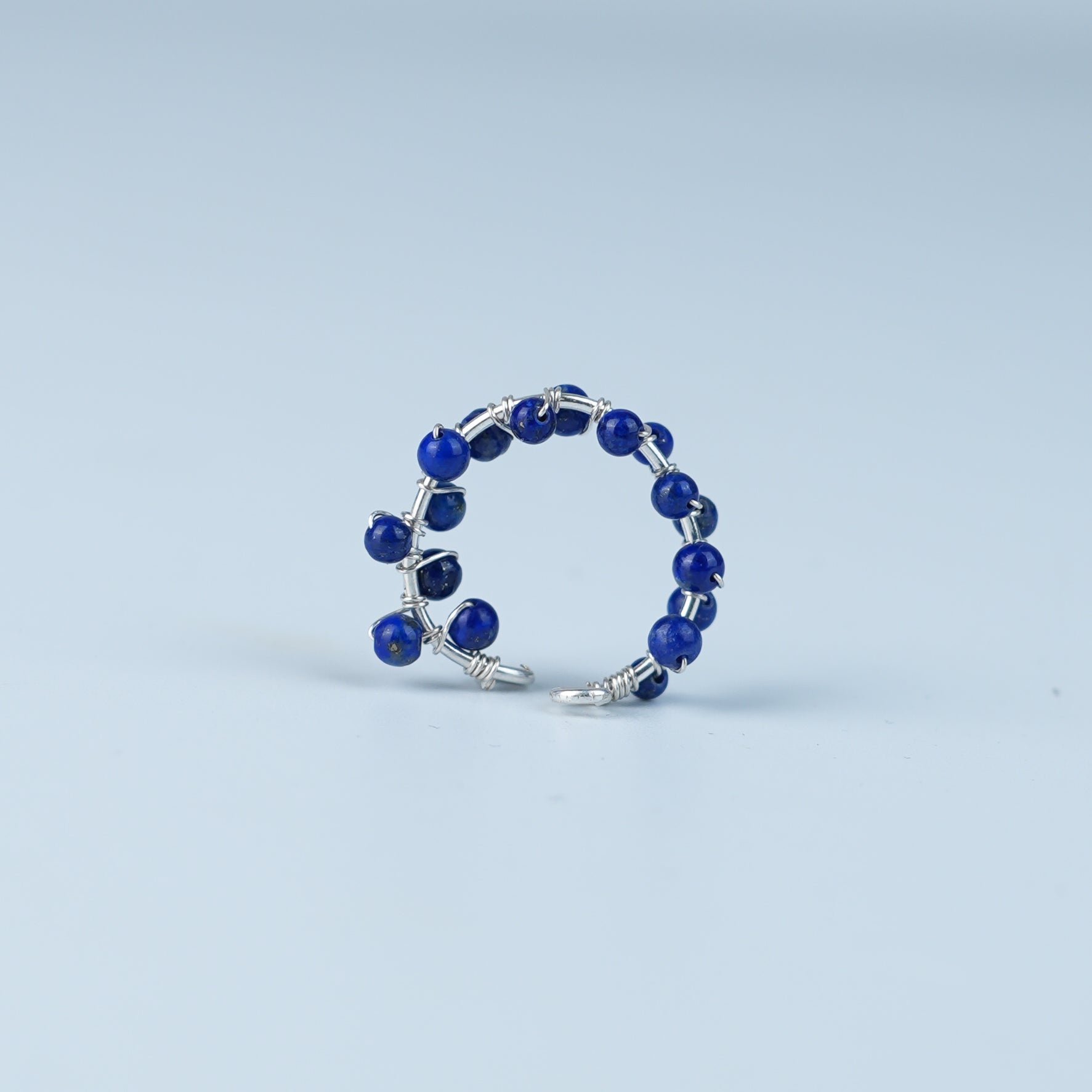 Lapis Lazuli Twisted Ring (Project Handmade)
