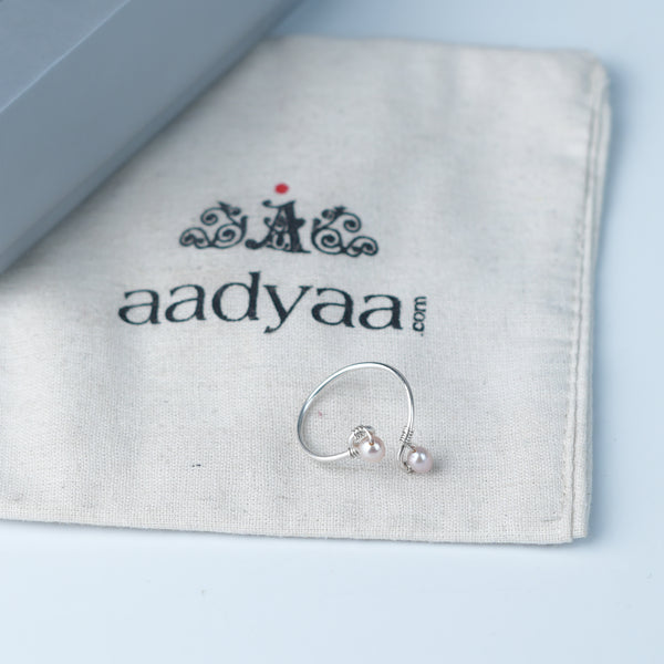 Rice Pearl Ring (Project Handmade)