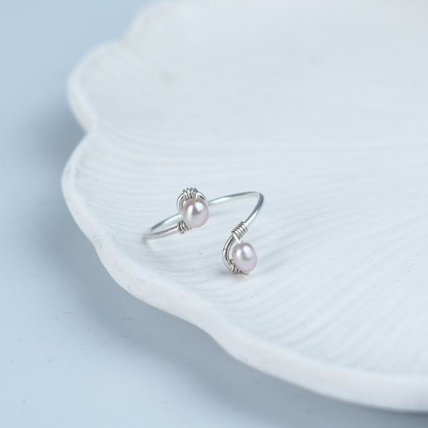 Rice Pearl Ring (Project Handmade)