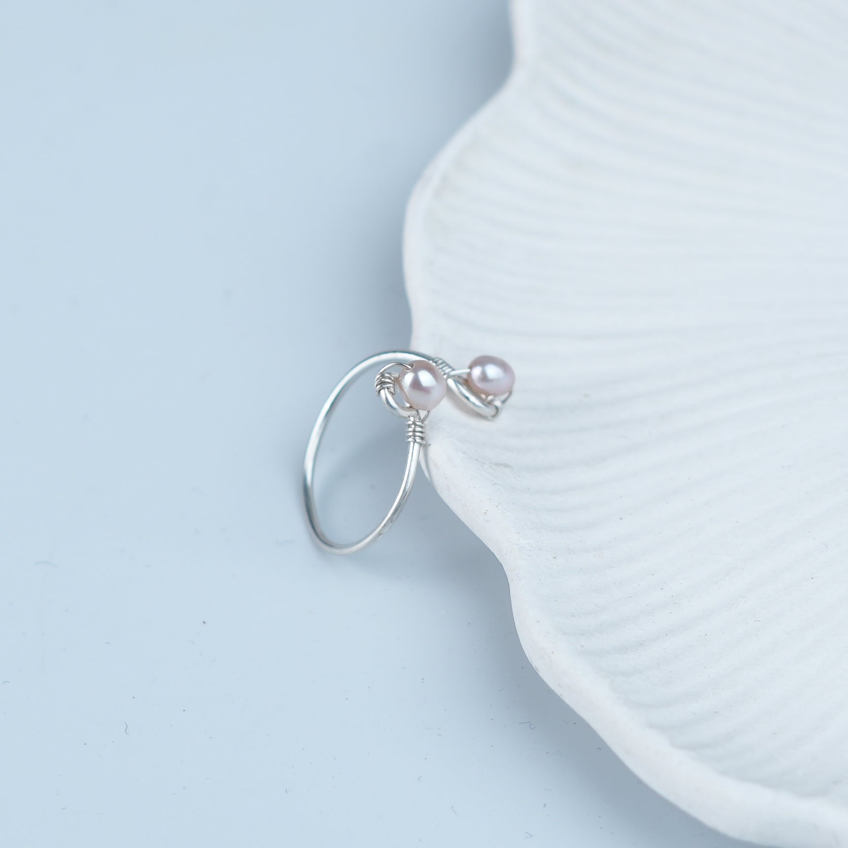 Rice Pearl Ring (Project Handmade)