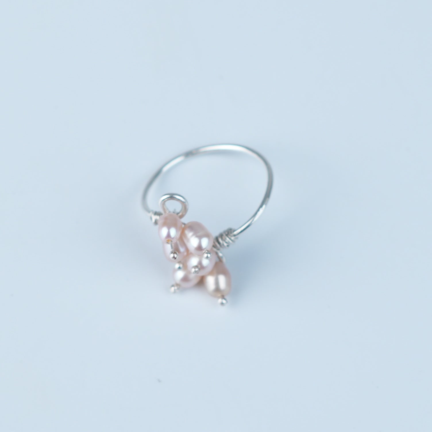 Rice Pearl Bunch Ring (Project Handmade)
