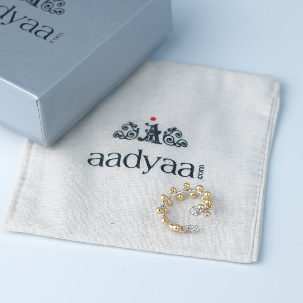 Golden Pearl Twisted Ring (Project Handmade)