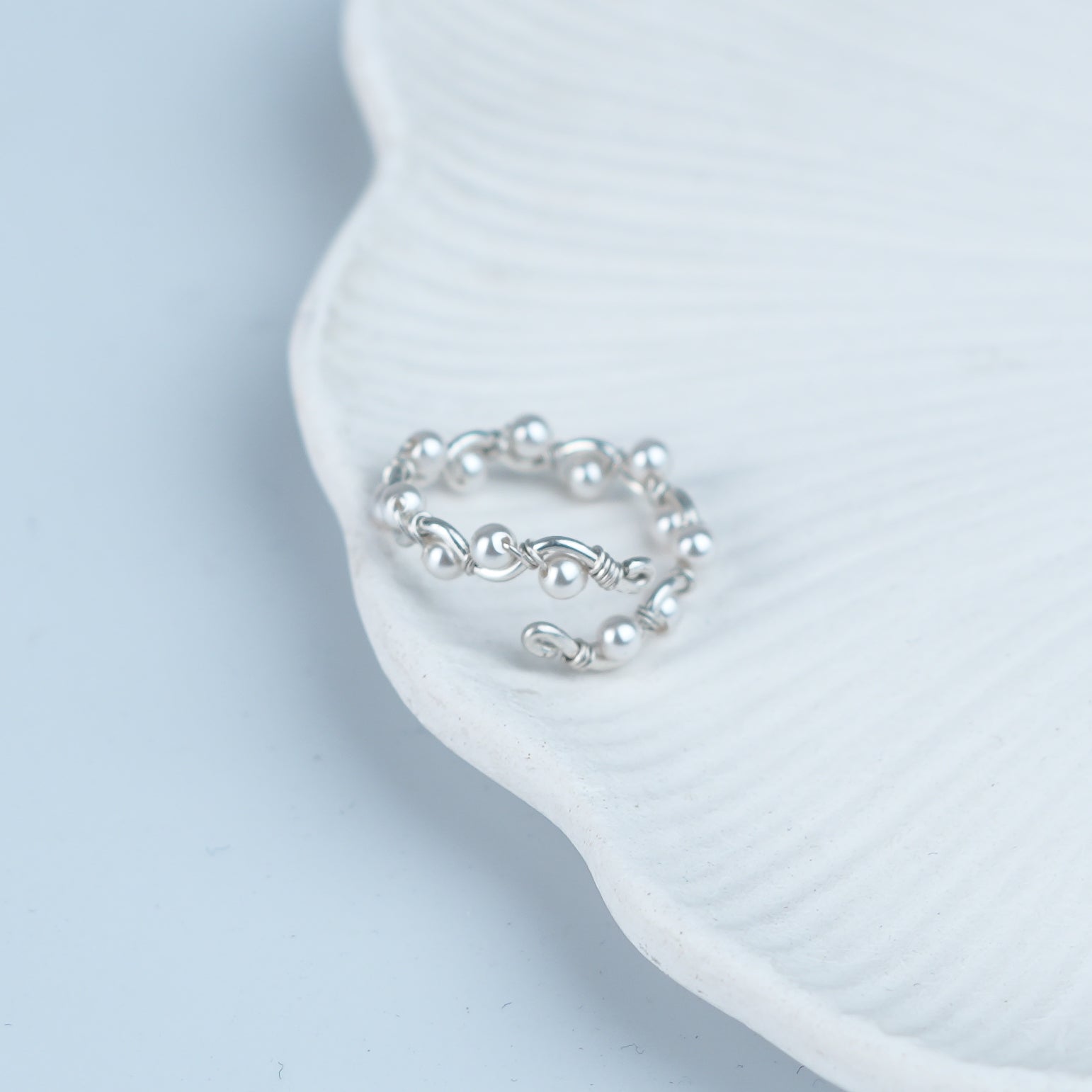 Pearl Twisted Ring (Project Handmade)