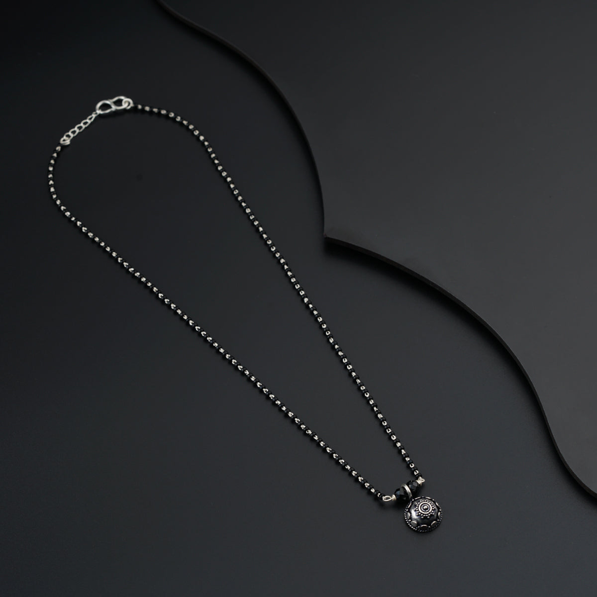 Handmade silver Mangalsutra