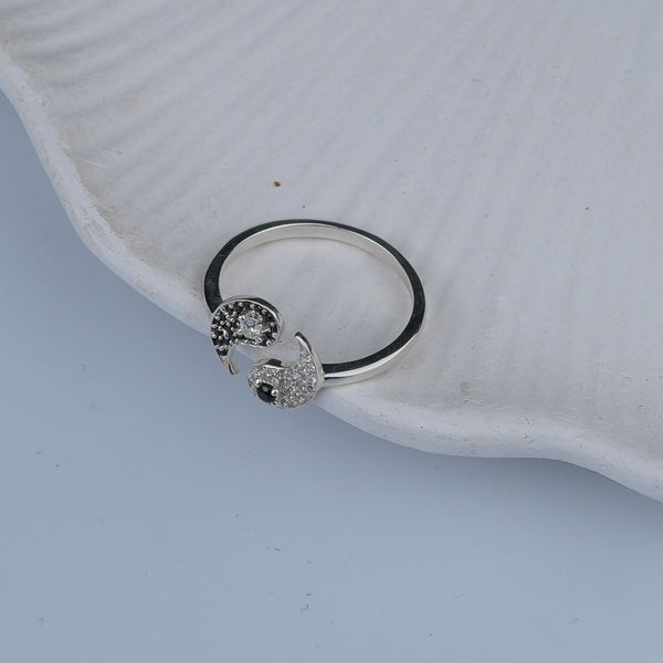 Yin Yang Mangalsutra Ring