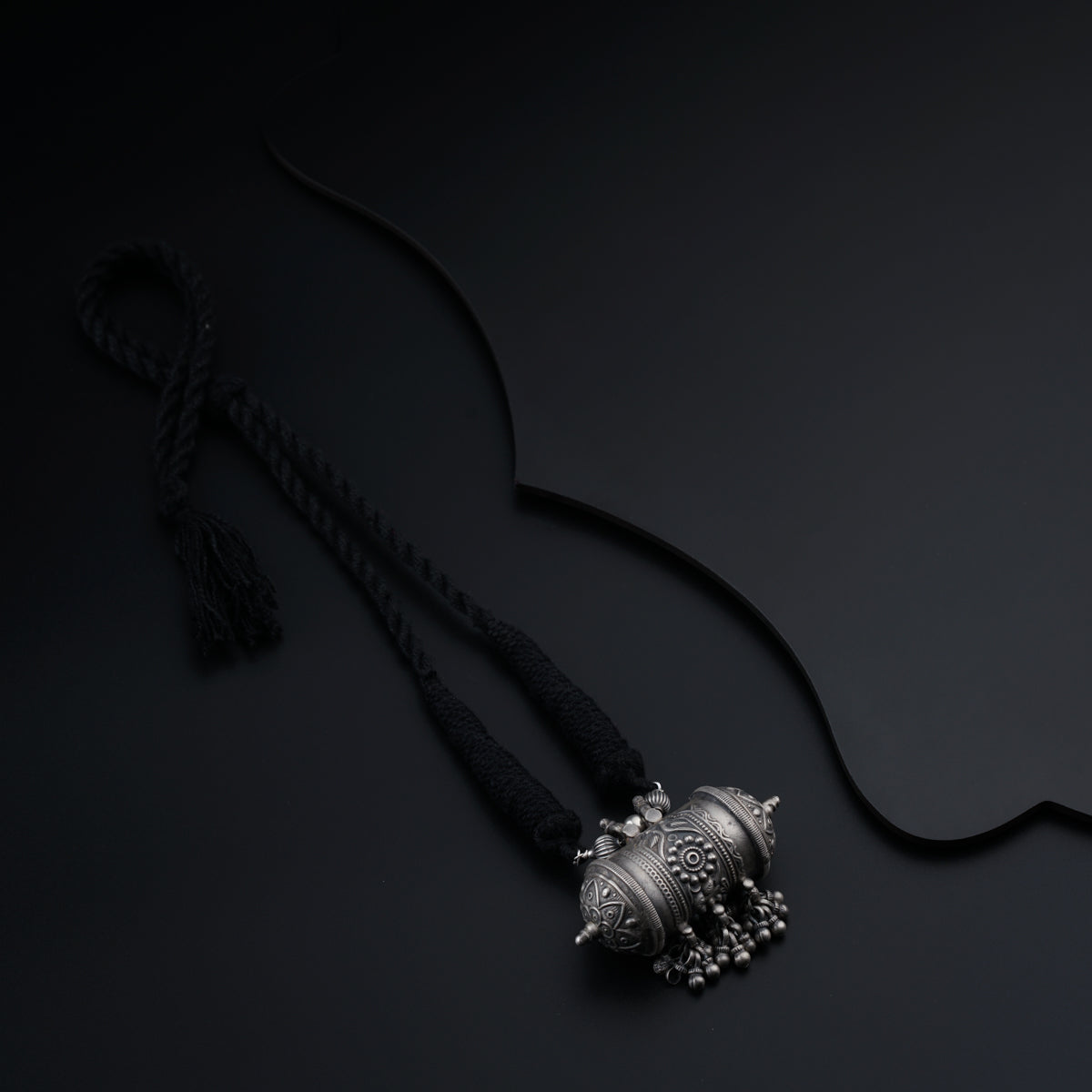 Silver Necklace with Antique Pendant