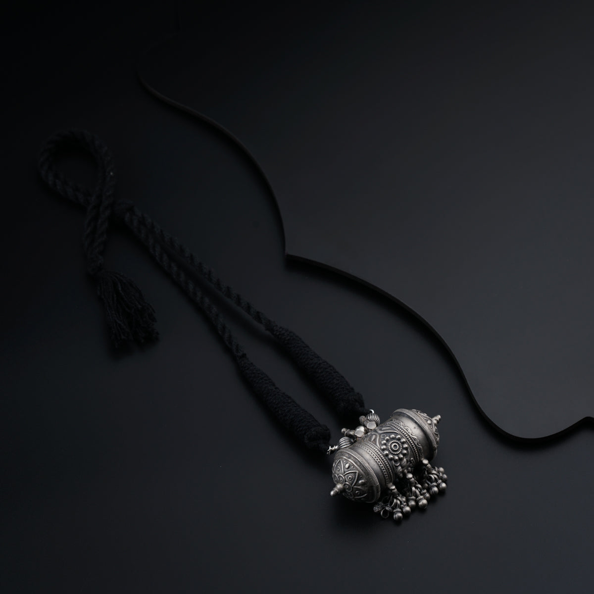 Silver Necklace with Antique Pendant