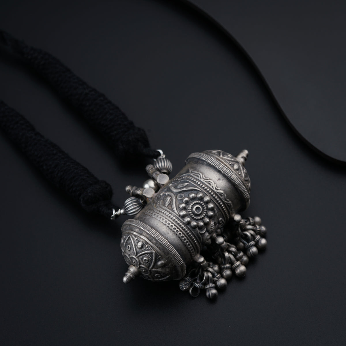 Silver Necklace with Antique Pendant