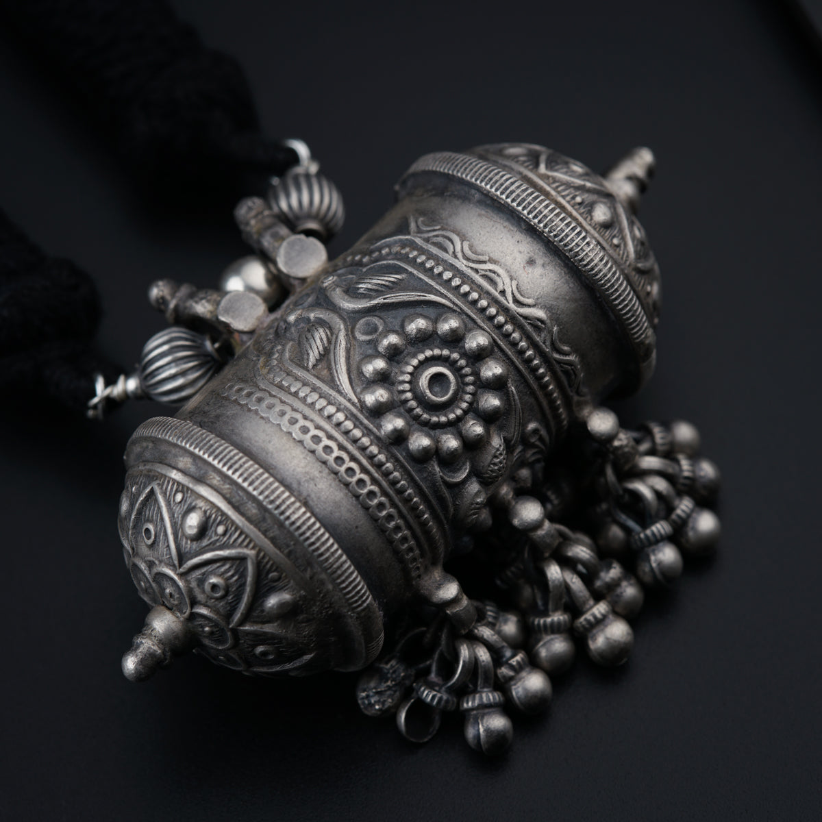 Silver Necklace with Antique Pendant