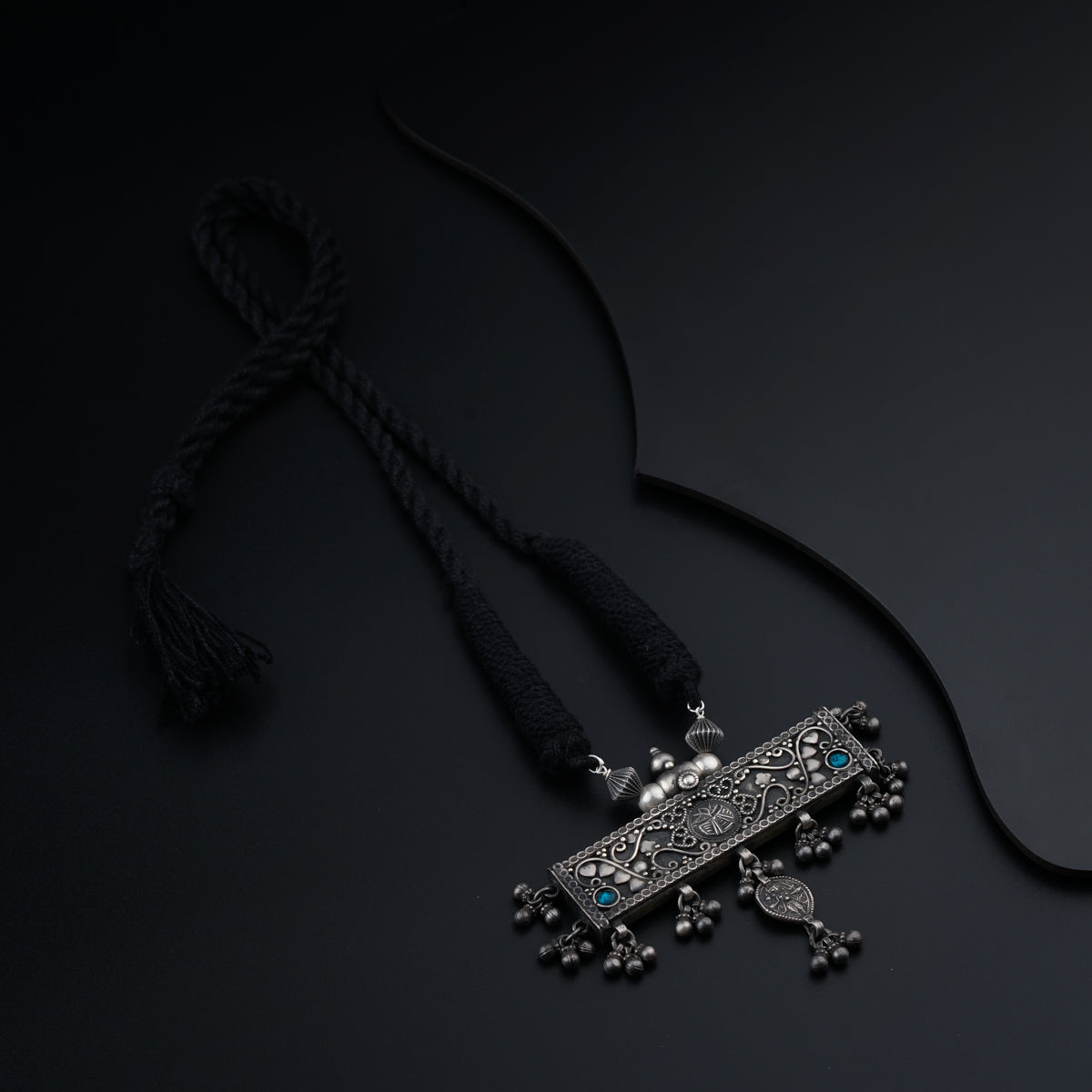 Silver Necklace with Antique Pendant