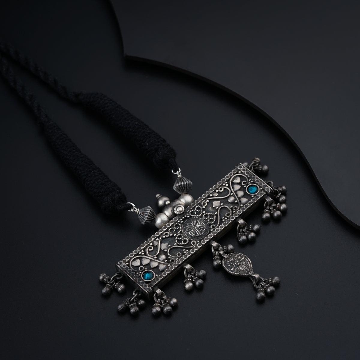 Silver Necklace with Antique Pendant