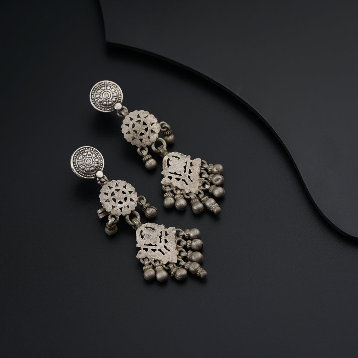 Antique Silver Earrings