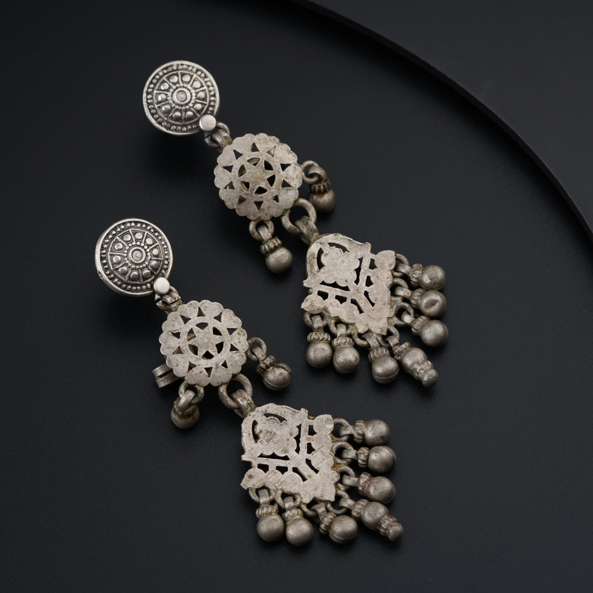 Antique Silver Earrings