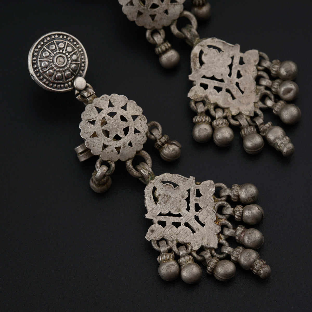 Antique Silver Earrings