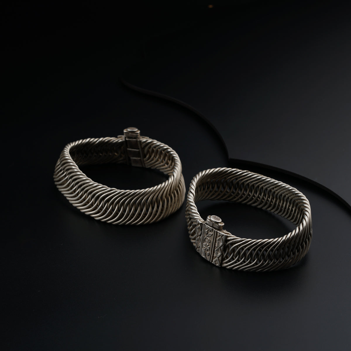 Antique Silver Anklet/Payal