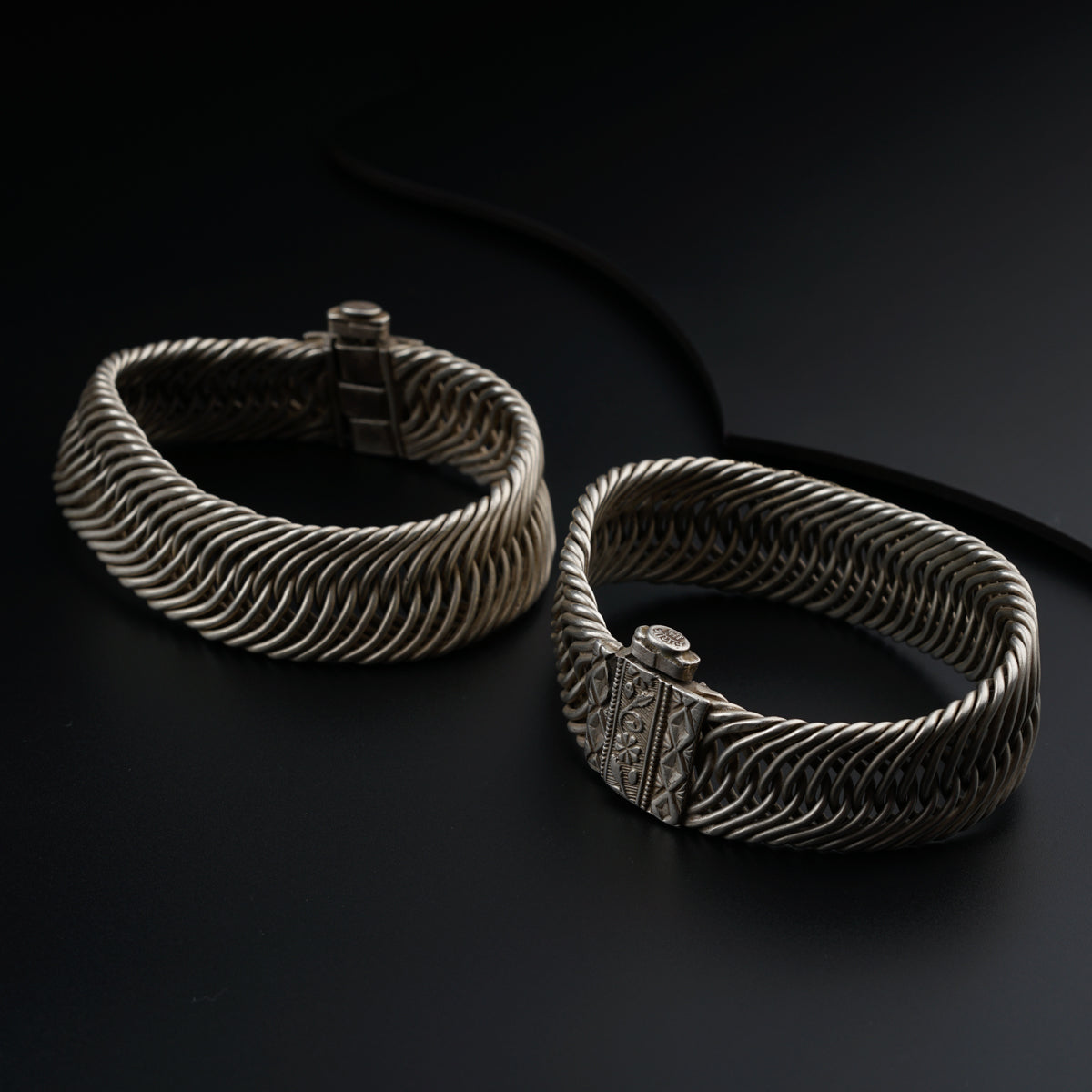 Antique Silver Anklet/Payal