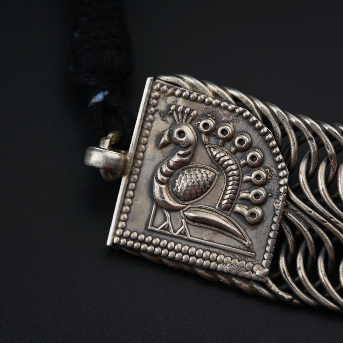 Antique Silver Chataai Necklace