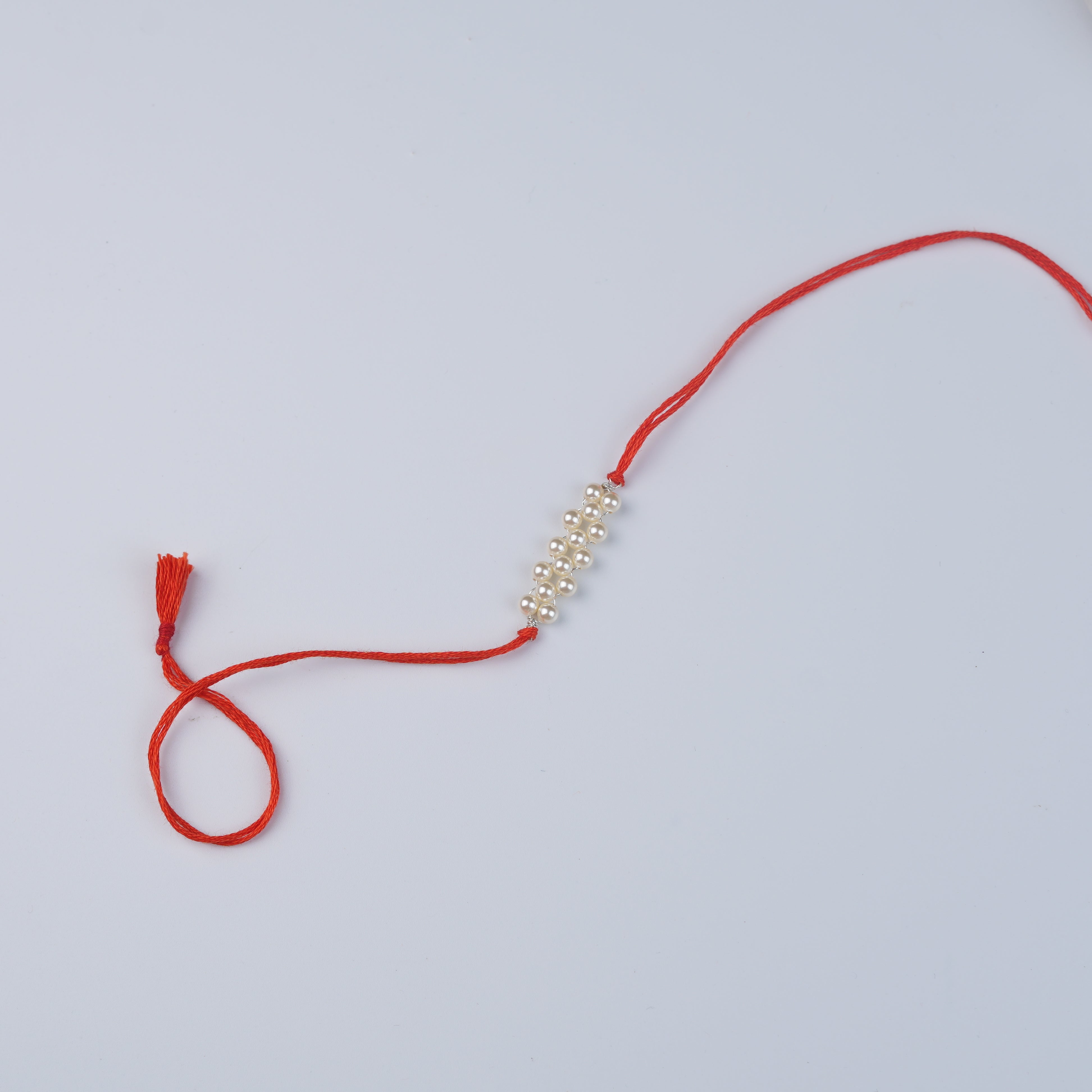 Pearl Cluster Rakhi (Project Handmade)