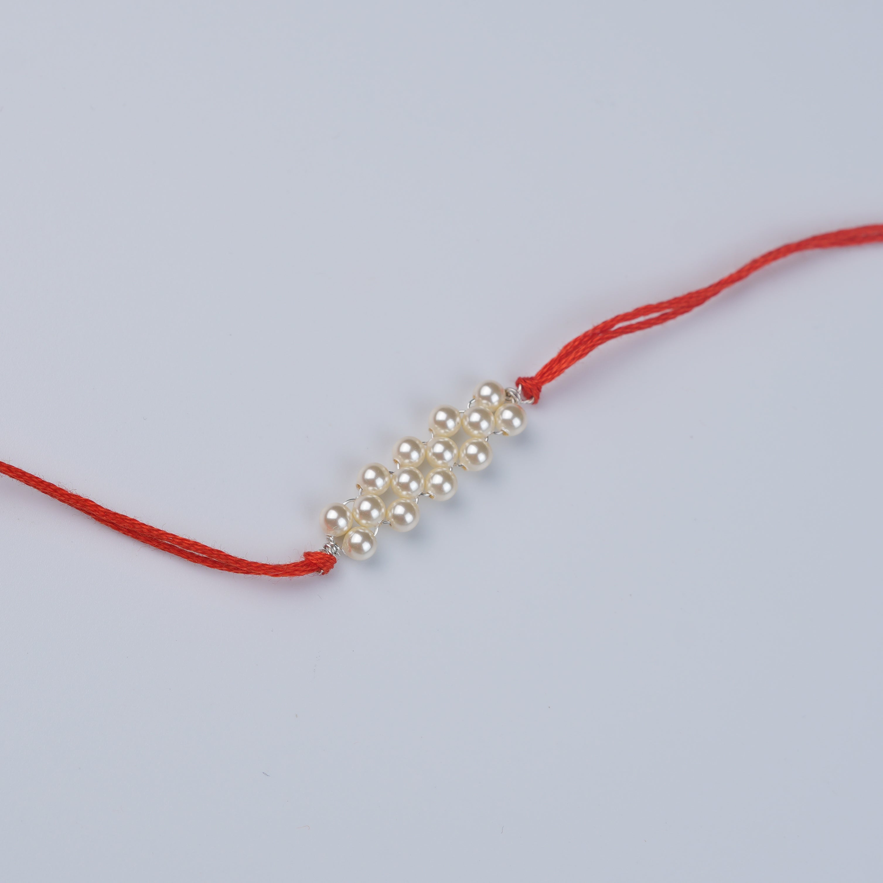 Pearl Cluster Rakhi (Project Handmade)