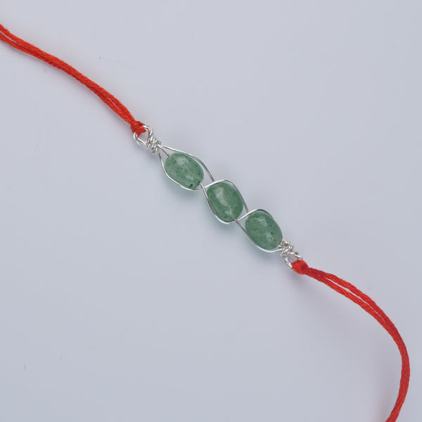 Russian Quartz Wrapped Rakhi (Project Handmade)