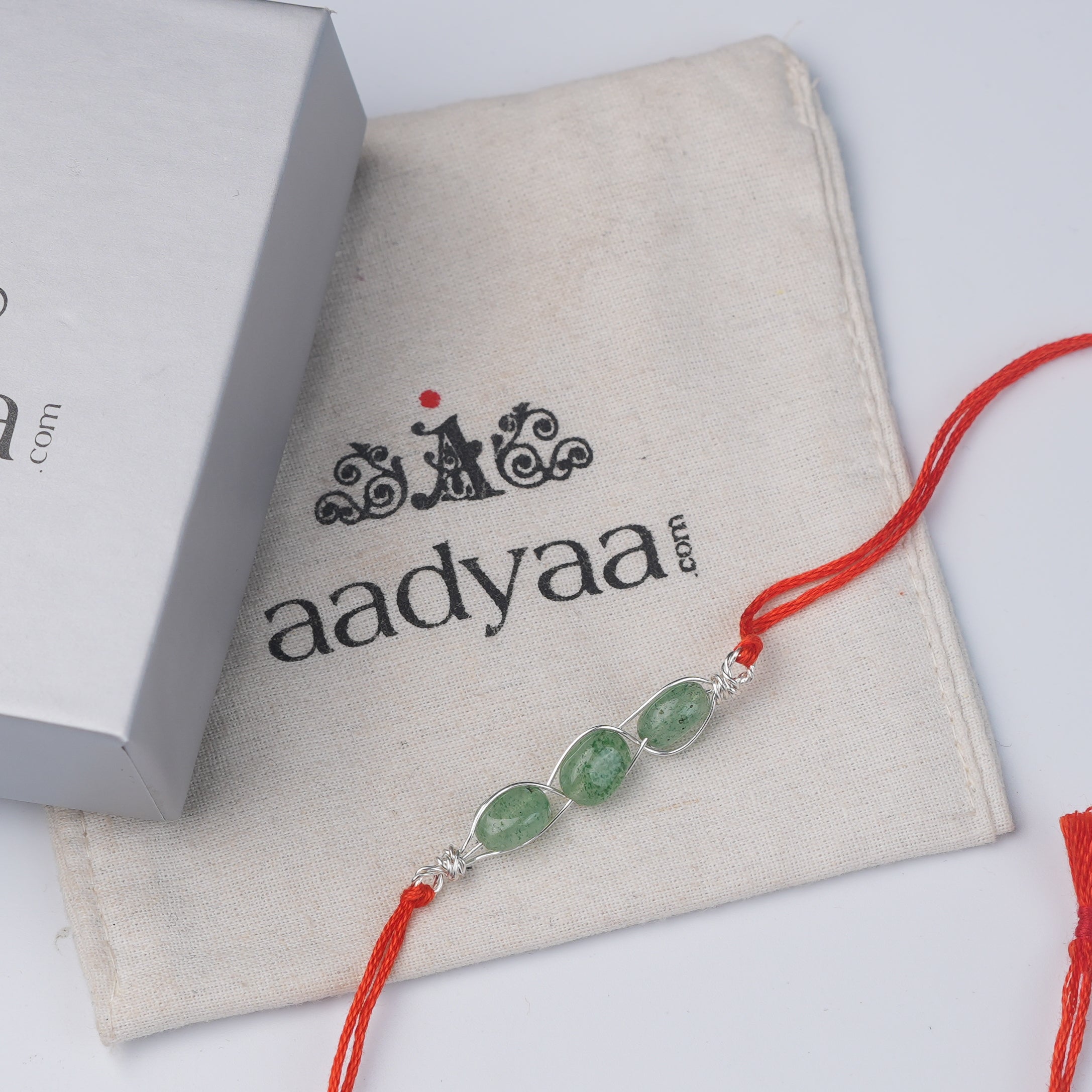 Russian Quartz Wrapped Rakhi (Project Handmade)