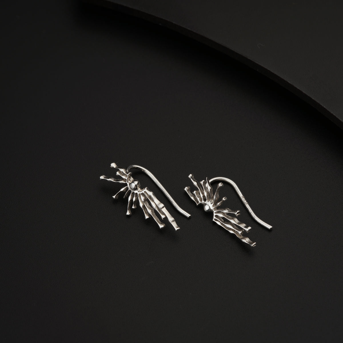 Silver Sparkle Earcuffs