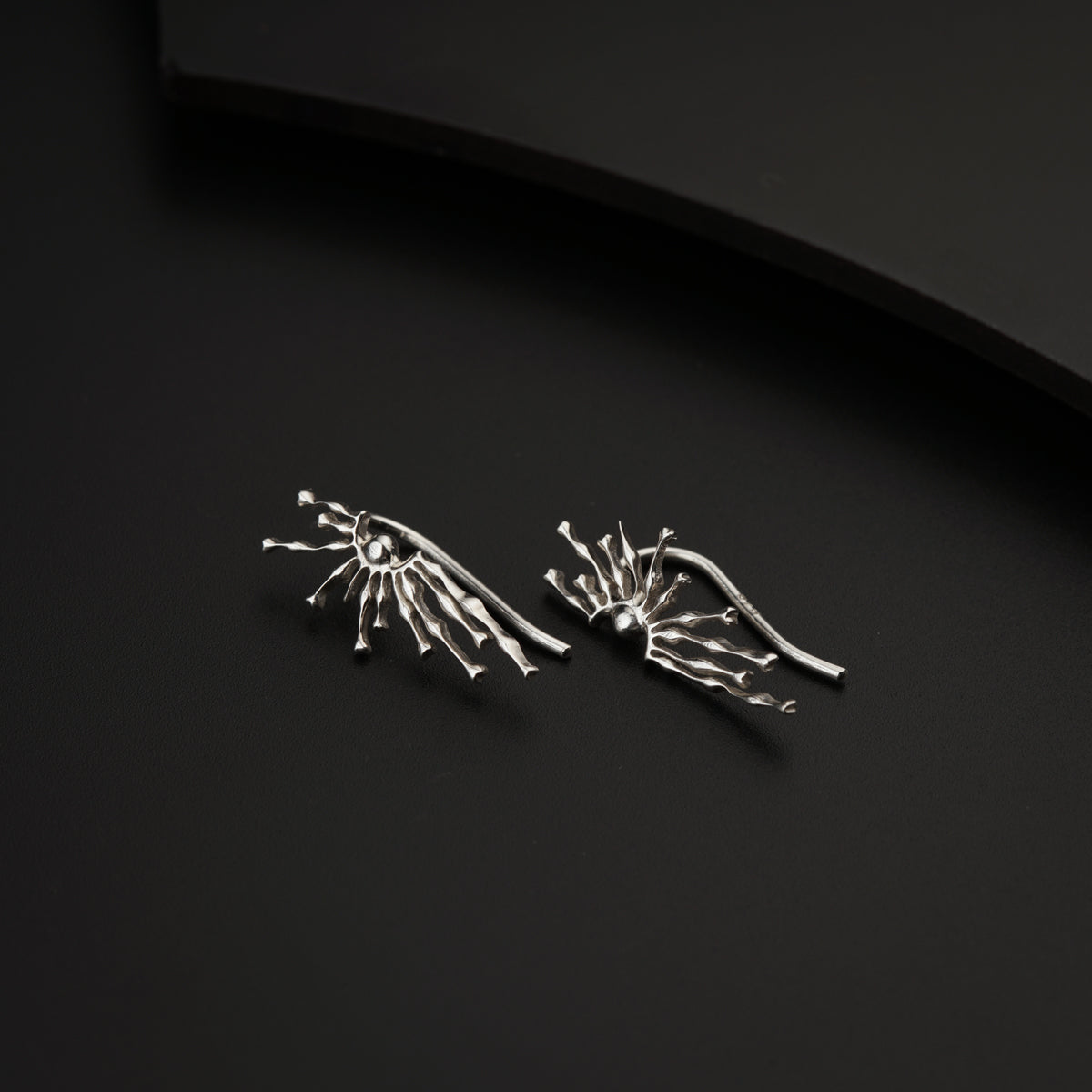 Silver Sparkle Earcuffs