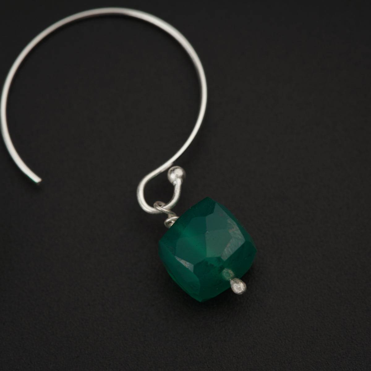 Green Onyx Earring