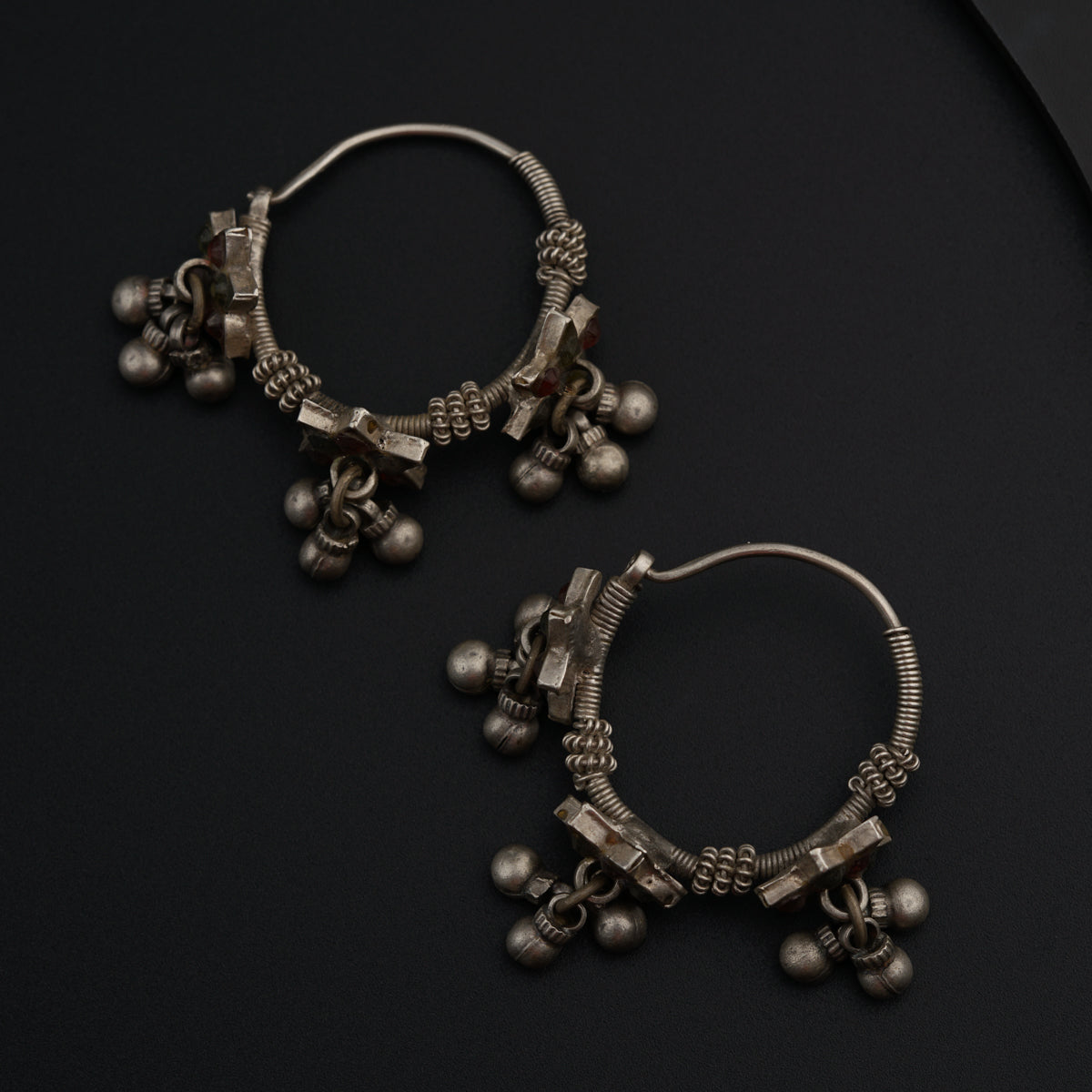 Antique Silver Earrings