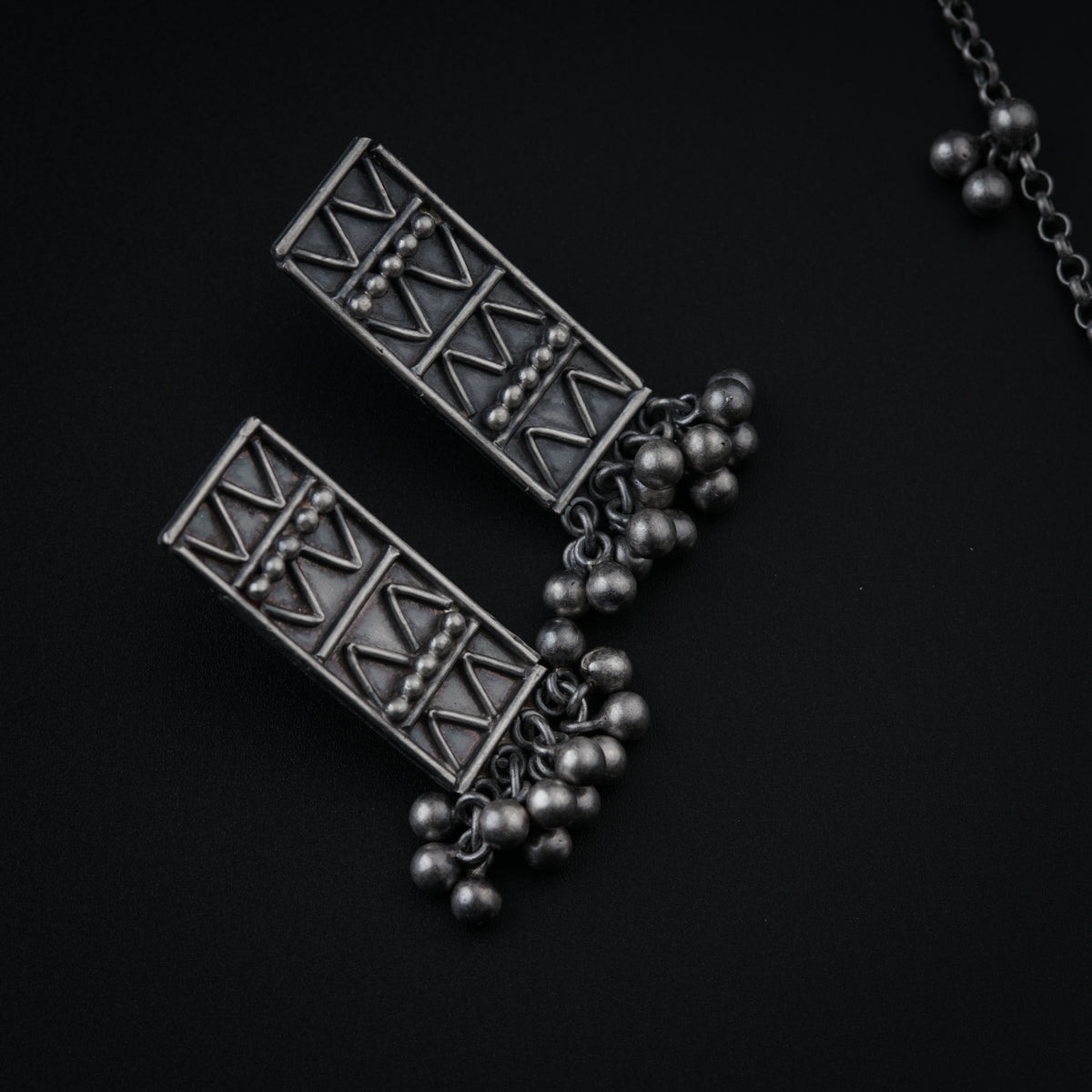Silver Ghungroo Nakshi Set Big