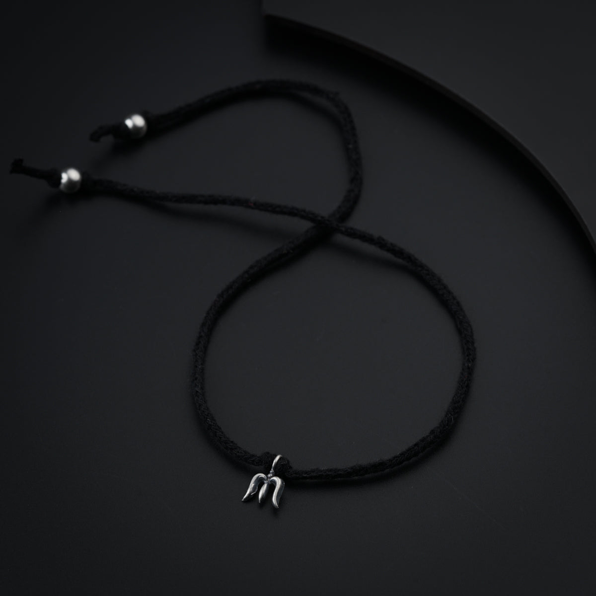 Silver Trishul Anklet