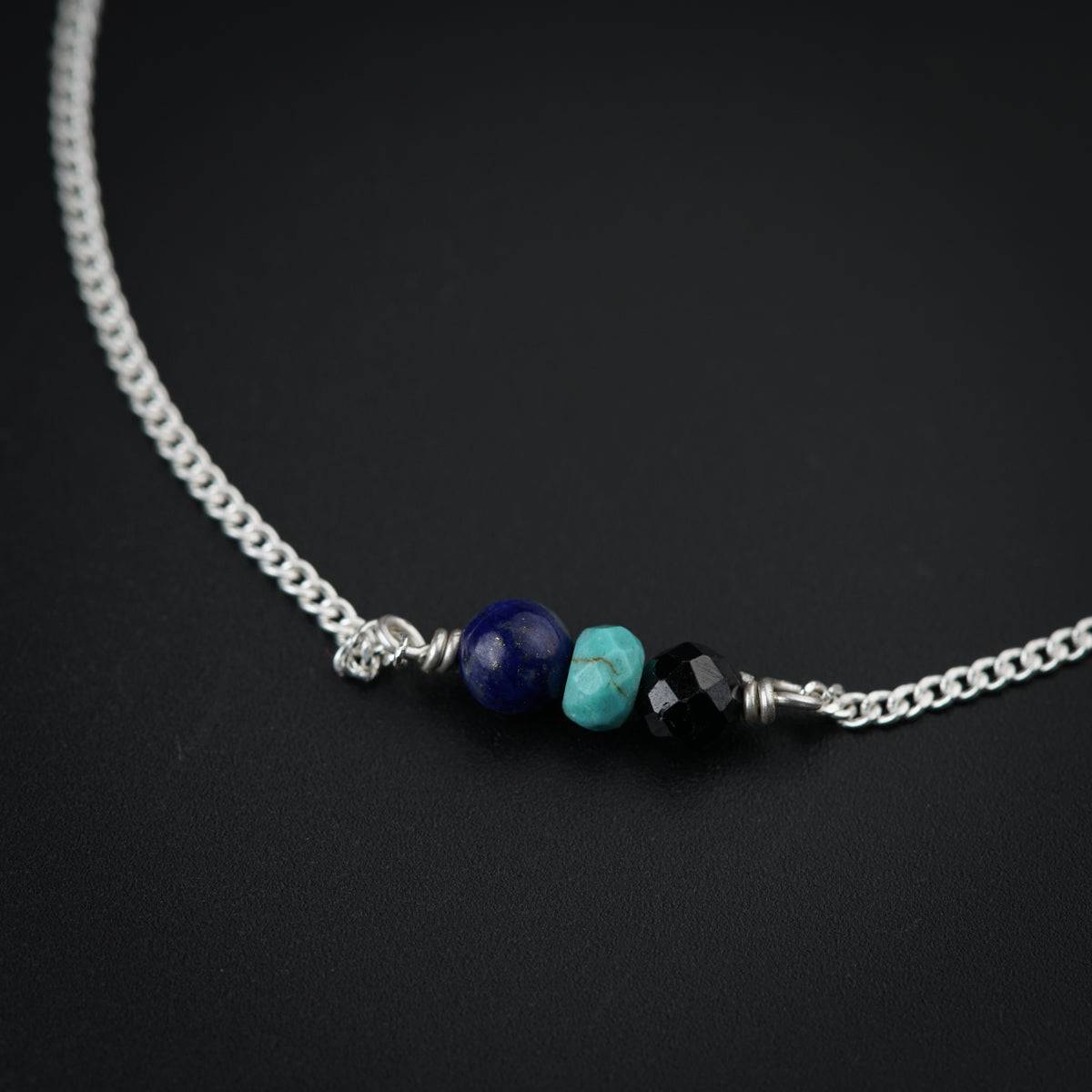 Silver Evil Eye Chain Bracelet