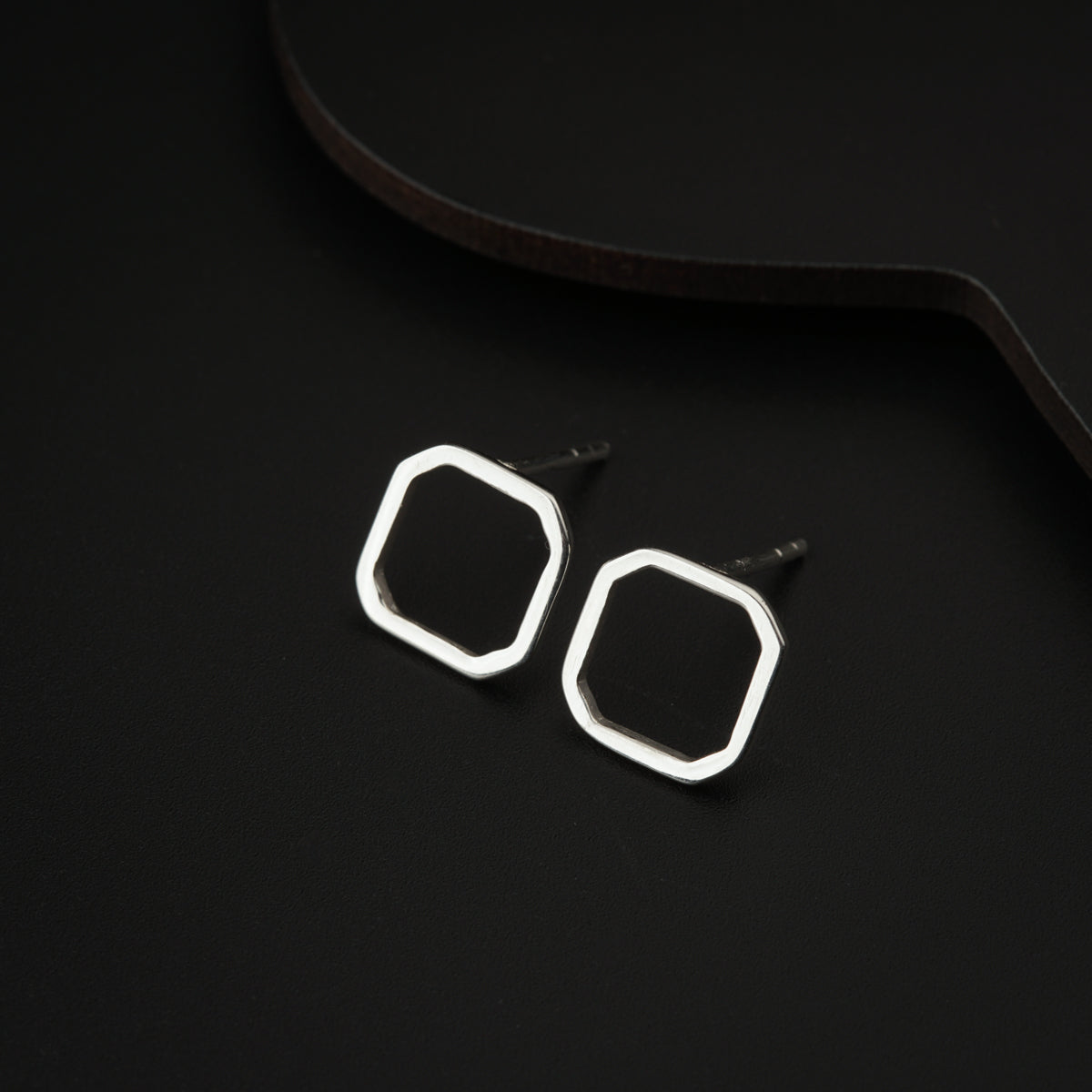 Tiny Silver Squircle Studs | 92.5 Silver