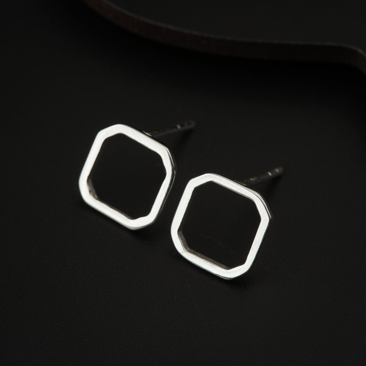 Tiny Silver Squircle Studs | 92.5 Silver
