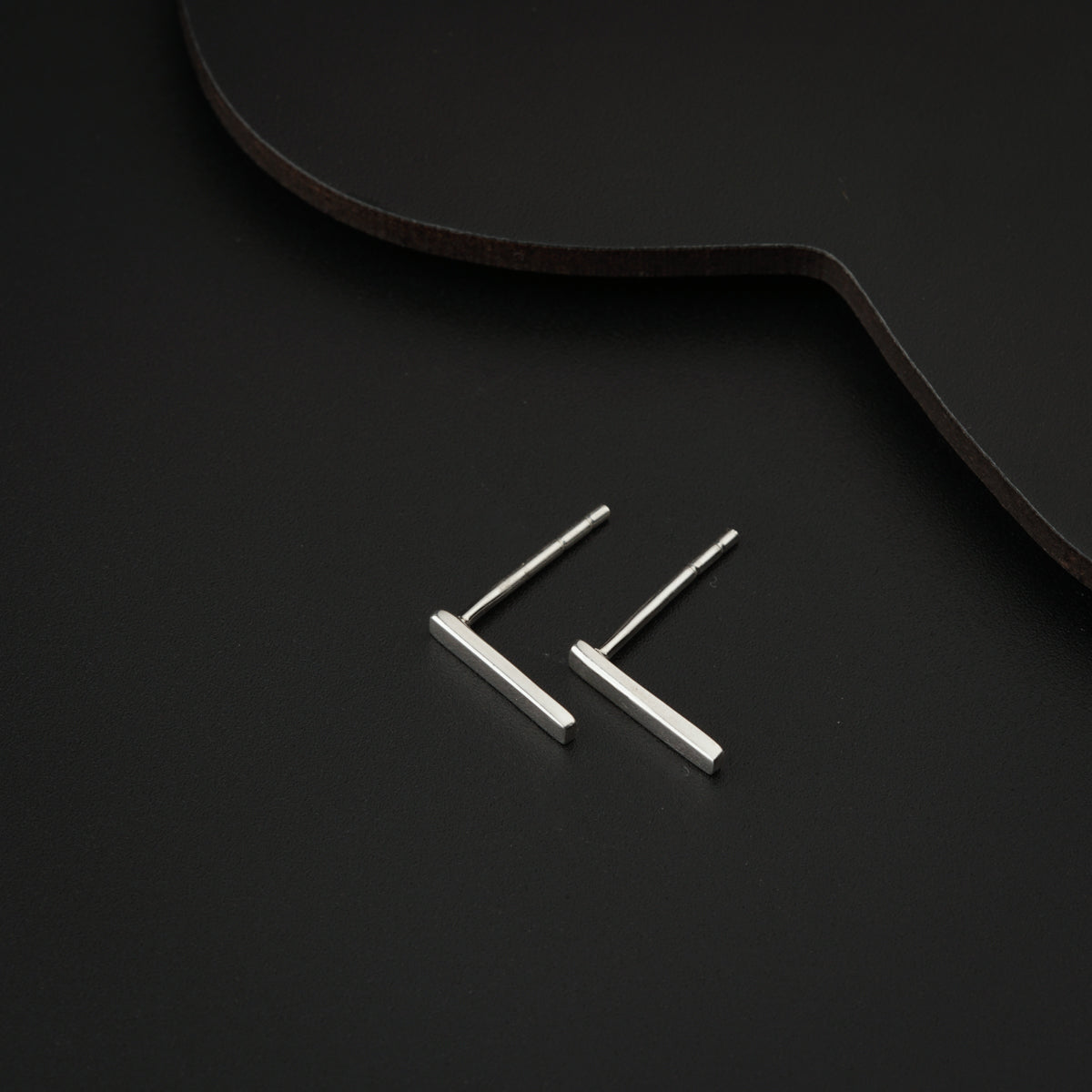 Tiny Silver Line Studs